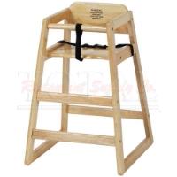 Winco CHH-101 Stacking High Chair Natural Finish 